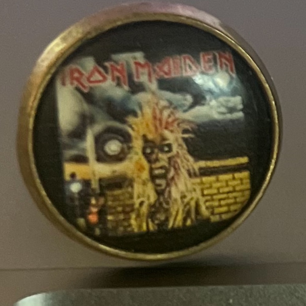 Iron Maiden cuff links